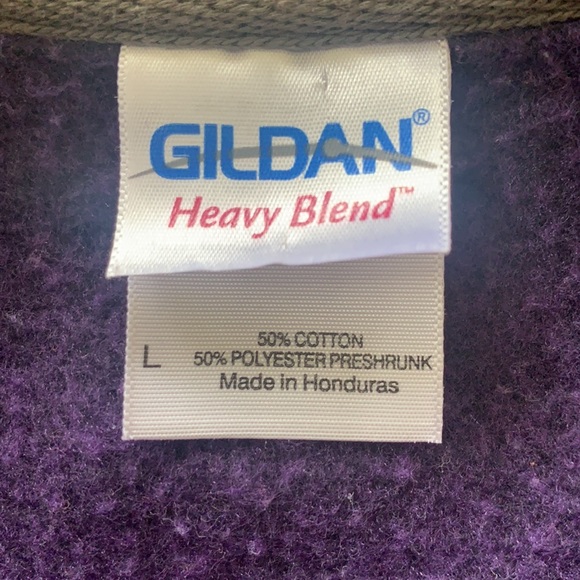 Women’s Custom Bleach Dye Quarter Zip-Blueish/Purple color. Large. - Picture 6 of 6